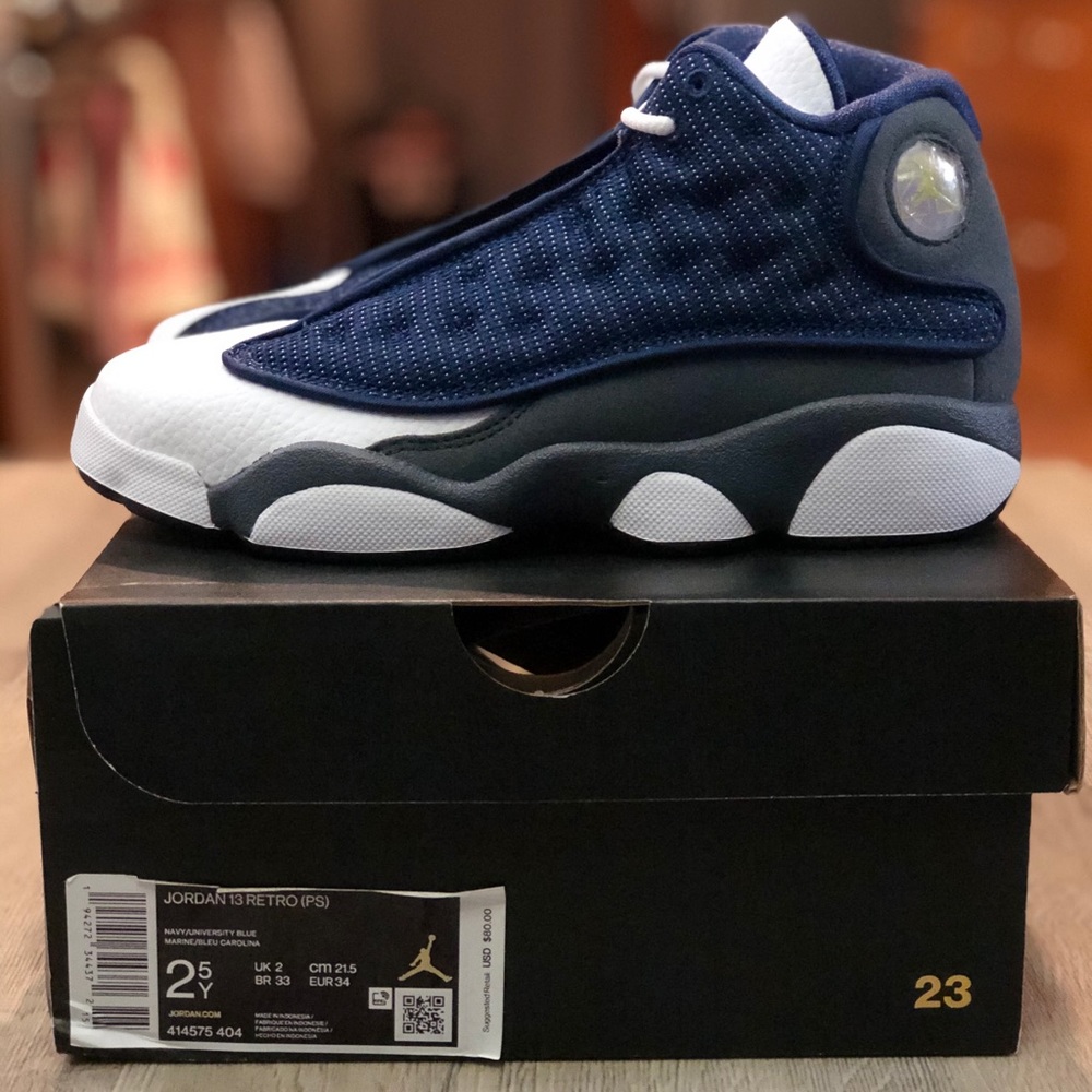 🛑SOLD🛑 Air Jordan Retro 13 Flint PS 414575-404 - Picture 4 of 11
